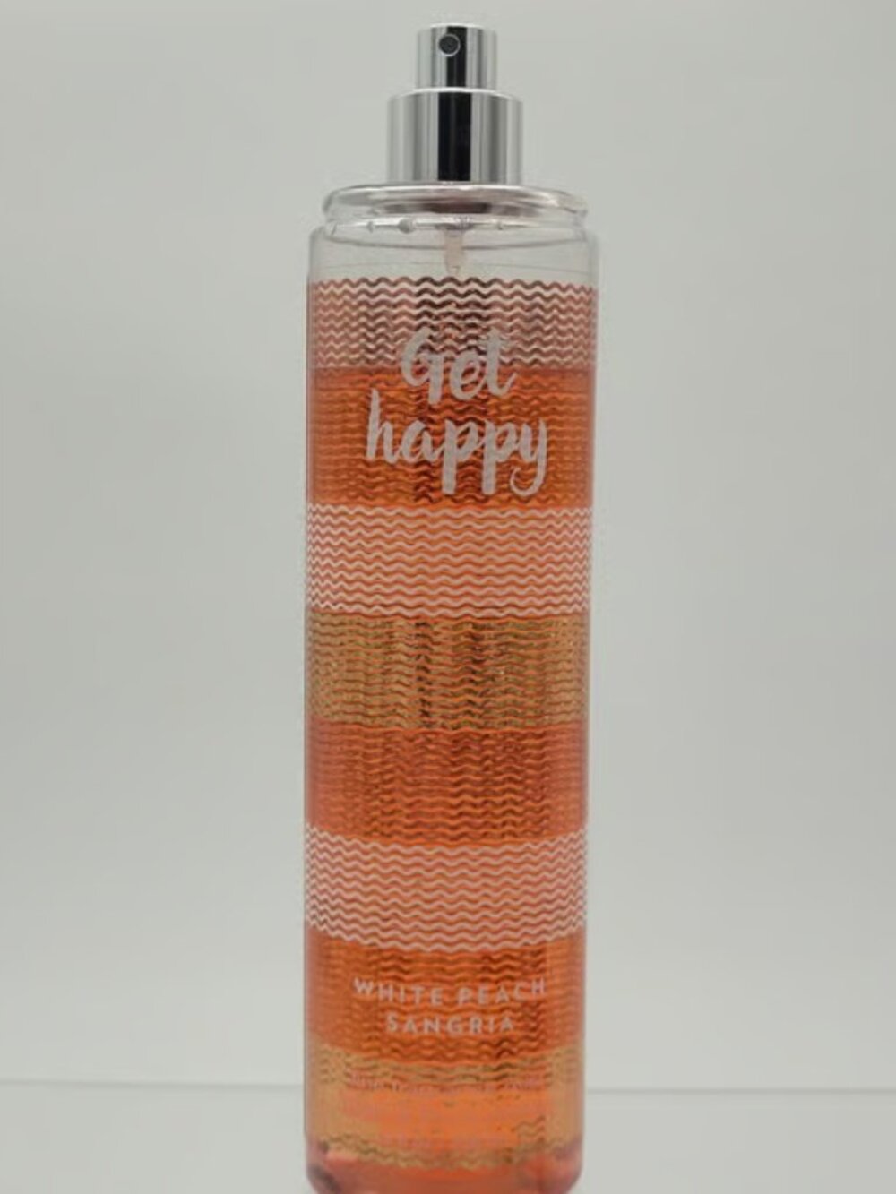 Bath & Body Works GET HAPPY Fine Fragrance Mist White Peach & Sangria 8 fl oz